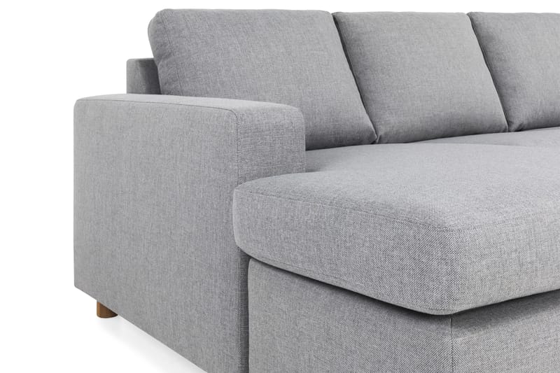 Crazy 6-personers Højrevendt U-formet XX-Large Sofa med Chaiselong i Stof - Grå - Møbler - Sofaer - U Sofa