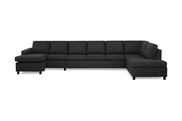 Crazy 6-personers Højrevendt U-formet XX-Large Sofa med Chaiselong i Stof
