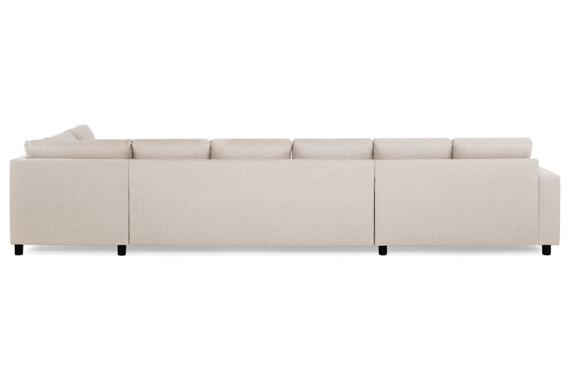 Crazy 6-personers Højrevendt U-formet XX-Large Sofa med Chaiselong i Stof - Beige - Møbler - Sofaer - U Sofa