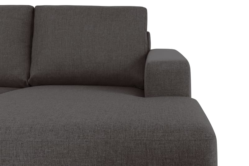 Crazy 6-personers Venstrevendt U-formet XX-Large Sofa med Divan og Chaiselong i Stof - Mørkegrå - Møbler - Sofaer - U Sofa