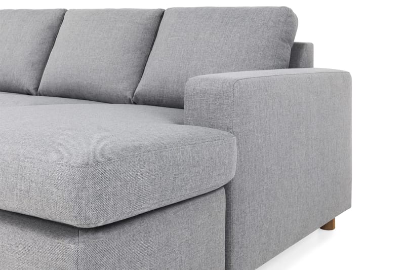 Crazy 6-personers Venstrevendt U-formet XX-Large Sofa med Divan og Chaiselong i Stof - Grå - Møbler - Sofaer - U Sofa
