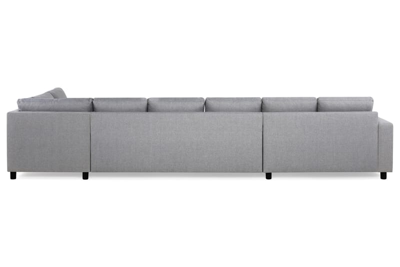 Crazy 6-personers Højrevendt U-formet XX-Large Sofa med Chaiselong i Stof - Grå - Møbler - Sofaer - U Sofa