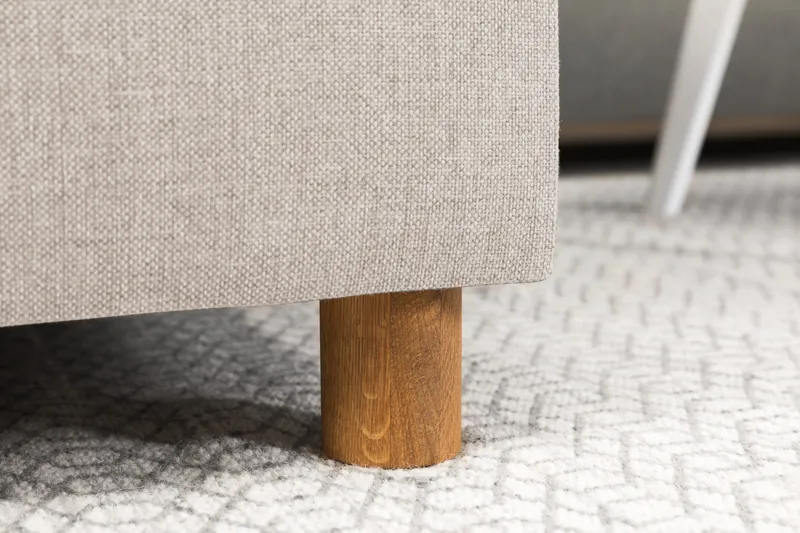 Crazy 6-personers Højrevendt U-formet XX-Large Sofa med Chaiselong i Stof - Beige - Møbler - Sofaer - U Sofa