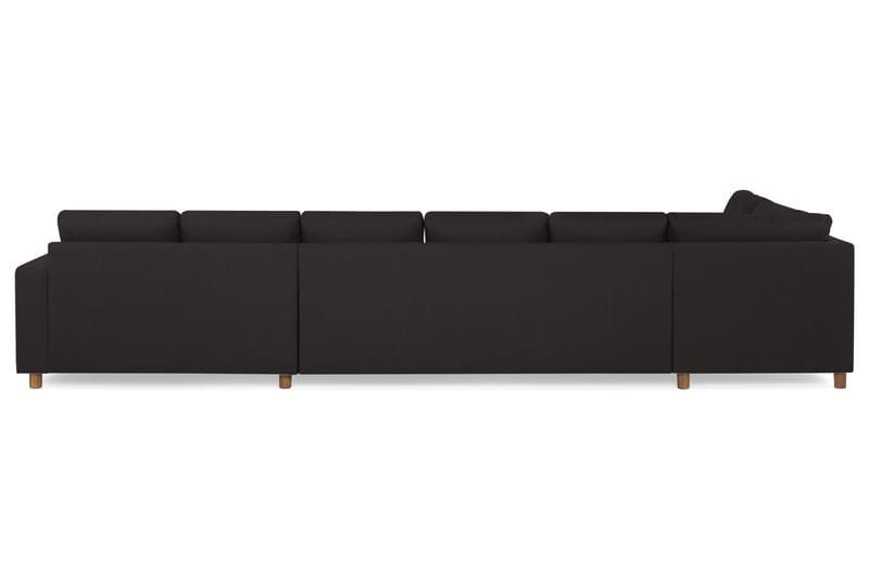 Crazy 6-personers Venstrevendt U-formet XX-Large Sofa med Divan og Chaiselong i Stof - Antracit - Møbler - Sofaer - U Sofa