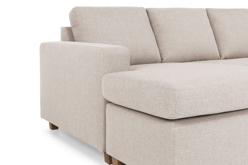Crazy 6-personers Højrevendt U-formet XX-Large Sofa med Chaiselong i Stof - Beige - Møbler - Sofaer - U Sofa