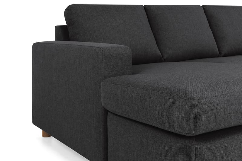 Crazy 6-personers Højrevendt U-formet XX-Large Sofa med Chaiselong i Stof - Antracit - Møbler - Sofaer - U Sofa