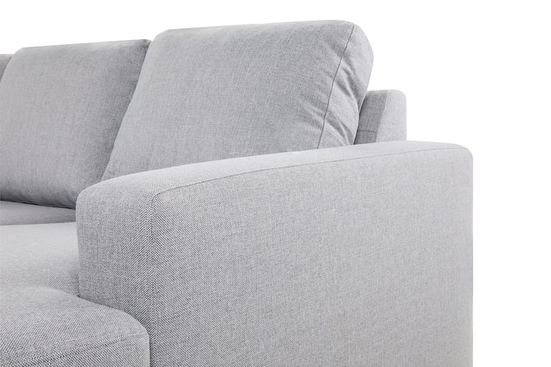 Crazy 6-personers Venstrevendt U-formet XX-Large Sofa med Divan og Chaiselong i Stof - Grå - Møbler - Sofaer - U Sofa