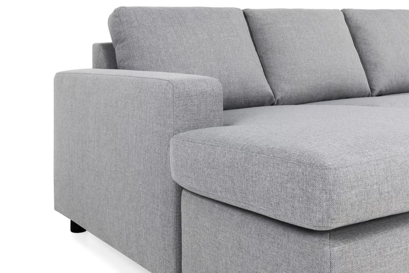 Crazy 6-personers Højrevendt U-formet XX-Large Sofa med Chaiselong i Stof - Grå - Møbler - Sofaer - U Sofa