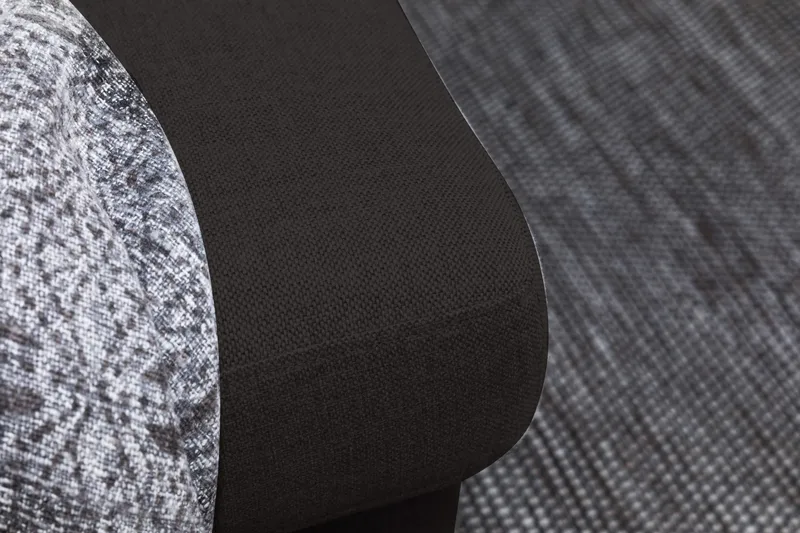 Crazy 6-personers Venstrevendt U-formet XX-Large Sofa med Divan og Chaiselong i Stof - Antracit - Møbler - Sofaer - U Sofa