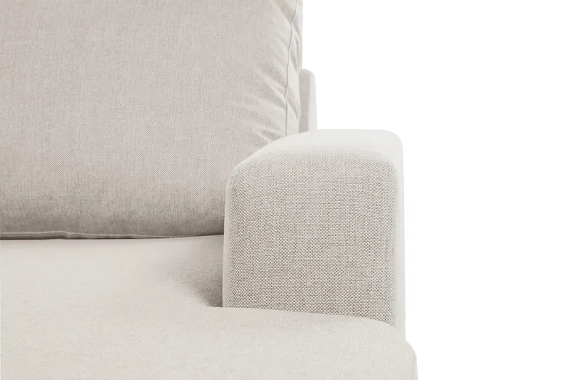 Crazy 6-personers Venstrevendt U-formet XX-Large Sofa med Divan og Chaiselong i Stof - Beige - Møbler - Sofaer - U Sofa