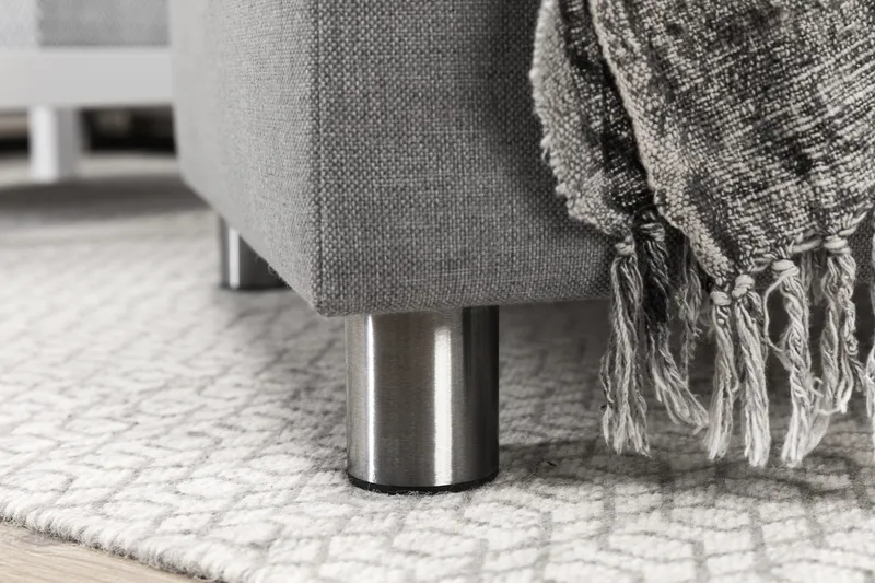 Crazy 6-personers Venstrevendt U-formet XX-Large Sofa med Divan og Chaiselong i Stof - Grå - Møbler - Sofaer - U Sofa