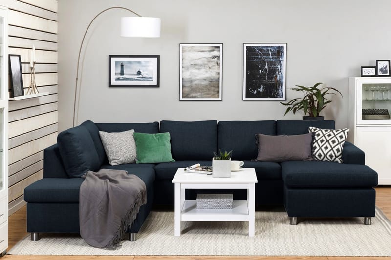 Crazy U-sofa Stor Chaiselong Højre - Mørkeblå - Møbler - Sofaer - U Sofa