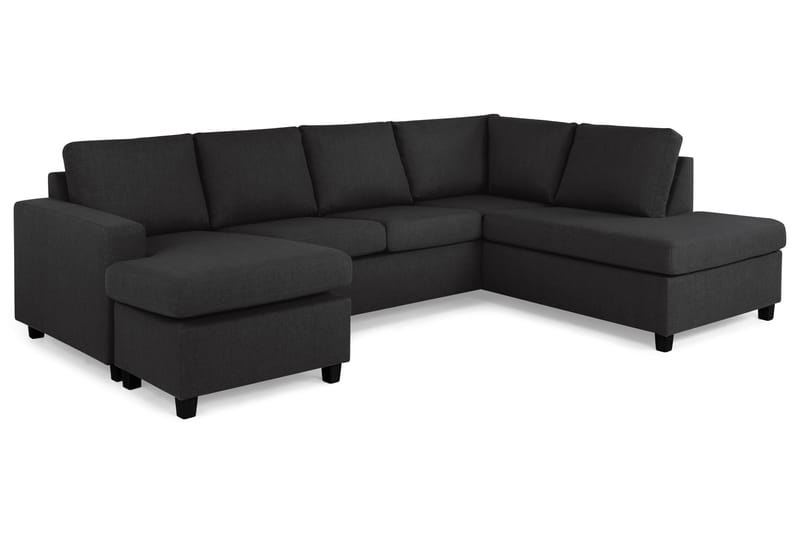 Crazy U-sofa Stor Chaiselong Venstre - Antracit - Møbler - Sofaer - U Sofa