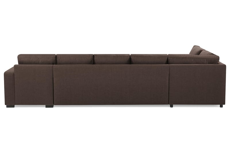 Crazy U-sofa XL Chaiselong Højre - Brun - U Sofa