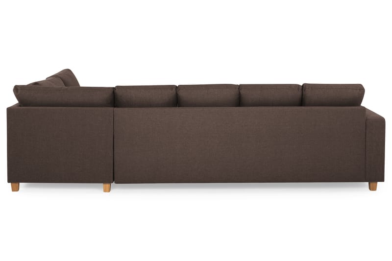 Crazy U-sofa XL Chaiselong Venstre - Brun - U Sofa