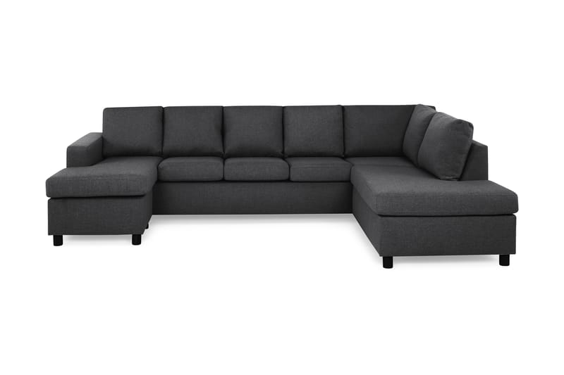 Crazy U-sofa XL Chaiselong Venstre - Mørkegrå - U Sofa