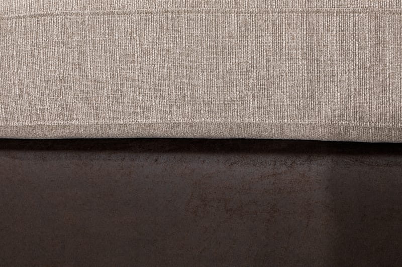 Cuba 5-personers Venstrevendt U-formet Large Sofa med Divan og Chaiselong i Kunstlæder/Stof - Brun / Beige - Møbler - Sofaer - U Sofa