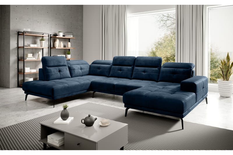 Devender Sofa m. Chaiselonger - Gul - U Sofa