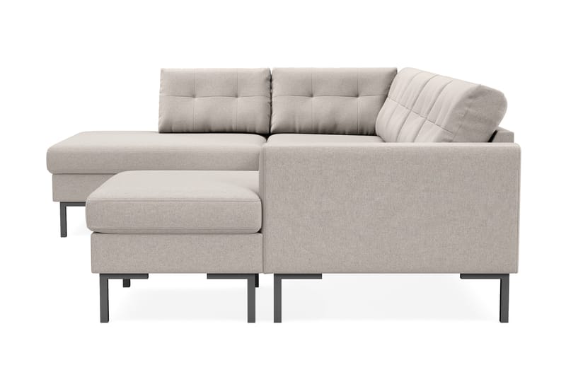 Frillestad 4-pers U-sofa Divan Højre - Beige - U Sofa