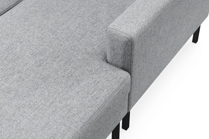 Frillestad 5-personers Venstrevendt U-formet Sofa med Divan og Chaiselong i Stof - Grå - Møbler - Sofaer - U Sofa