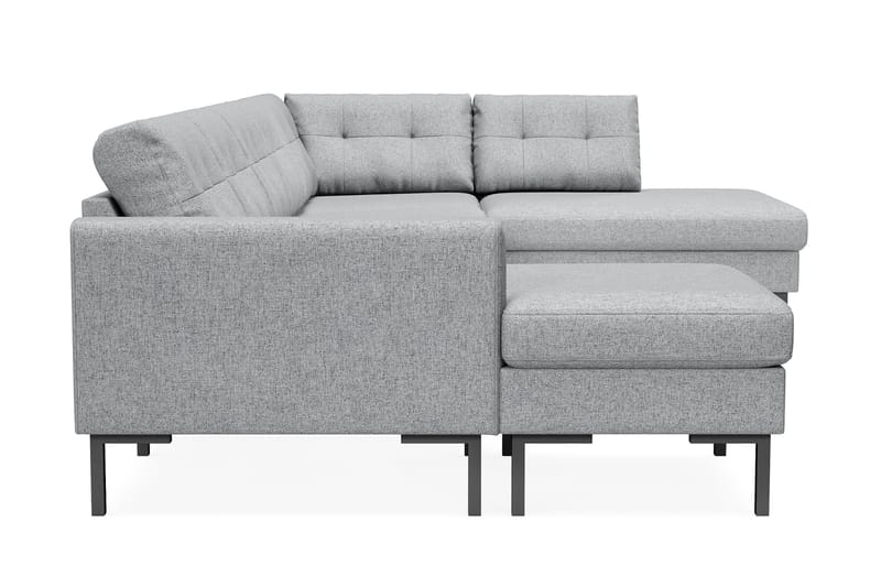 Frillestad 5-pers U-sofa Divan Venstre - Grå - U Sofa