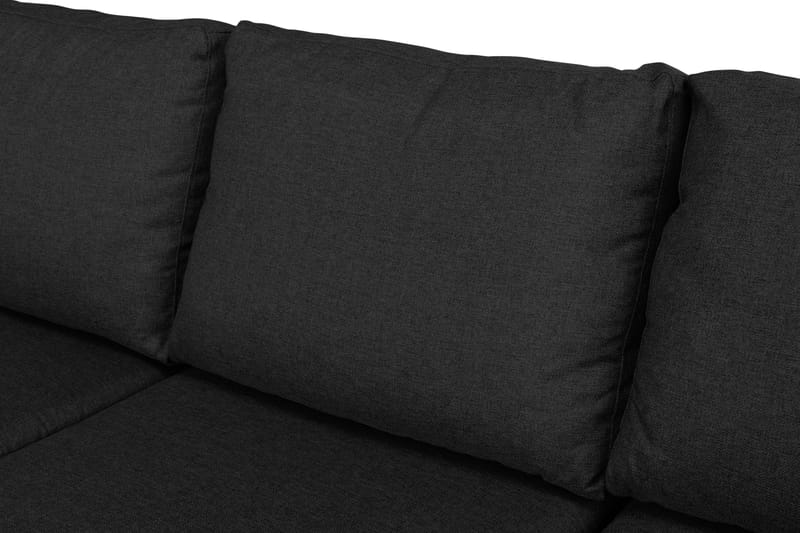 Houston U-sofa Large med Chaiselong Højre - Mørkegrå - U Sofa