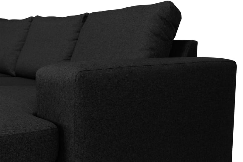 Houston U-sofa Large med Chaiselong Højre - Mørkegrå - U Sofa