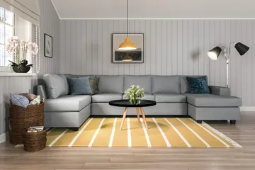 Houston U-sofa Large med divan højre - Møbler - Sofaer - U Sofa