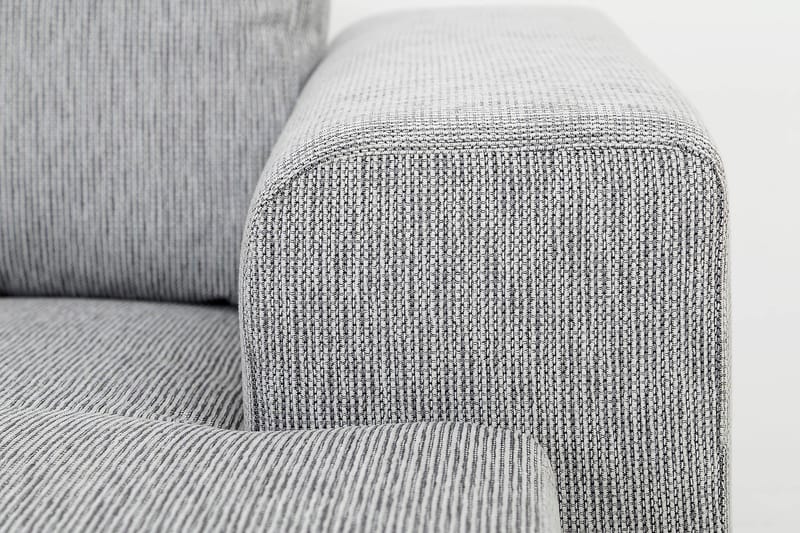 Link 4-personers Venstrevendt U-formet Sofa med Divan og Chaiselong i Stof - Lysegrå - Møbler - Sofaer - U Sofa