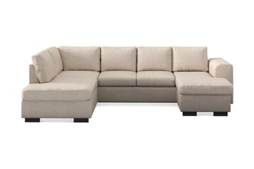 Link 4-personers Venstrevendt U-formet Large Sofa med Divan og Chaiselong i Stof