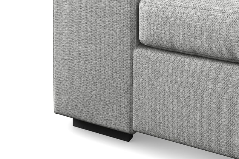 Link 5-personers Venstrevendt U-formet XX-Large Sofa med Divan og Chaiselong i Stof - Lysegrå - Møbler - Sofaer - U Sofa