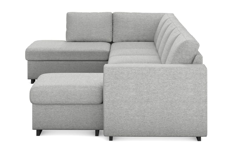 Link 5-personers Venstrevendt U-formet XX-Large Sofa med Divan og Chaiselong i Stof - Lysegrå - Møbler - Sofaer - U Sofa