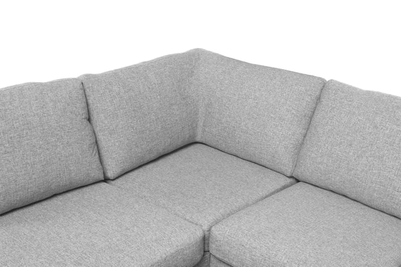 Memphis 4-personers Højrevendt U-formet Sofa med Divan og Chaiselong i Stof - Grå - Møbler - Sofaer - U Sofa