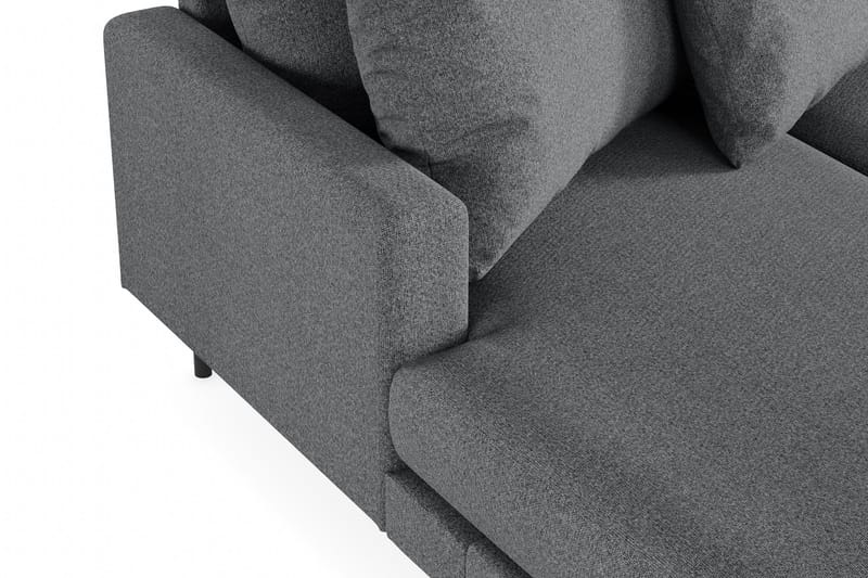 Menard 4-personers Højrevendt Stor U-formet Dyb Sofa med Divan og Chaiselong i Stof - Mørkegrå - Møbler - Sofaer - U Sofa
