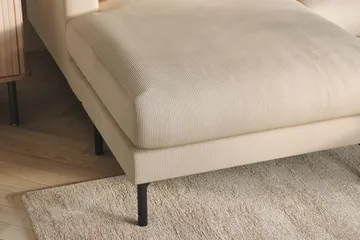 Menard 4-personers Højrevendt Stor U-formet Dyb Sofa med Divan og Chaiselong i Manchester - Beige - Møbler - Sofaer - U Sofa
