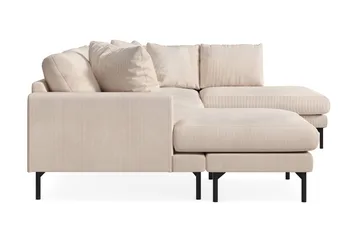 Menard 4-personers Højrevendt Stor U-formet Dyb Sofa med Divan og Chaiselong i Manchester - Beige - Møbler - Sofaer - U Sofa