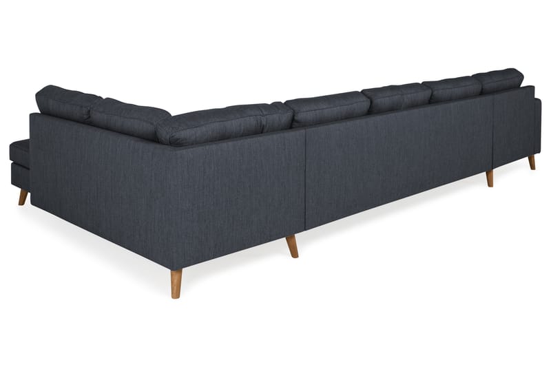 Monroe U-sofa Large med Chaiselong Venstre - Mørkeblå - U Sofa