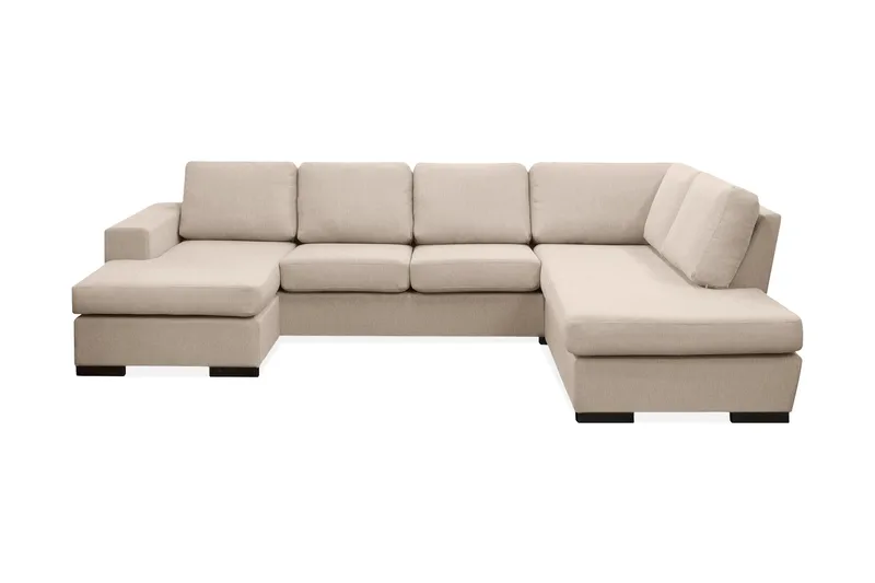Nebraska U-sofa med Chaiselong Venstre - Beige - Møbler - Sofaer - U Sofa