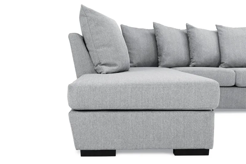 Nebraska U-sofa Venstre Løse Puder - Lysegrå - Møbler - Sofaer - U Sofa