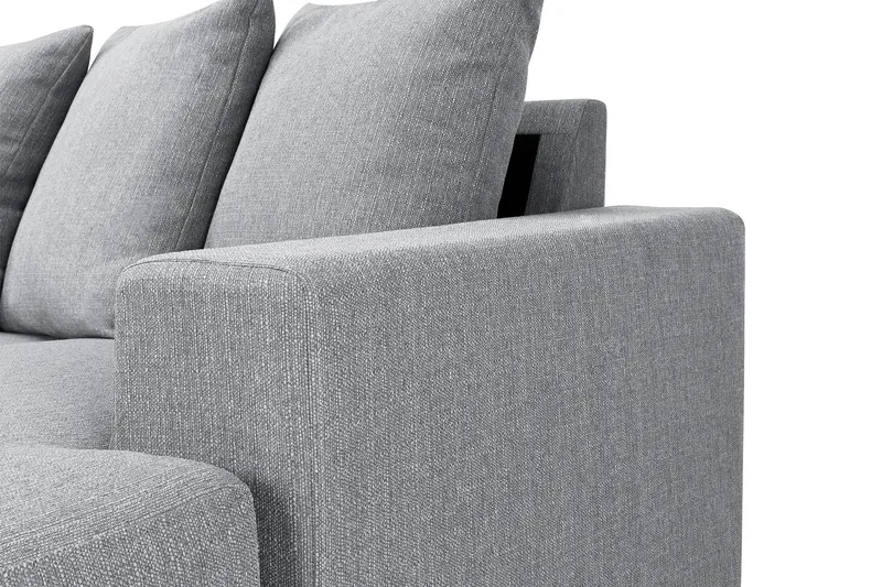 Nebraska U-sofa Venstre Løse Puder - Lysegrå - Møbler - Sofaer - U Sofa