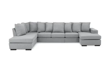 Nebraska U-sofa Venstre Løse Puder - Lysegrå - Møbler - Sofaer - U Sofa