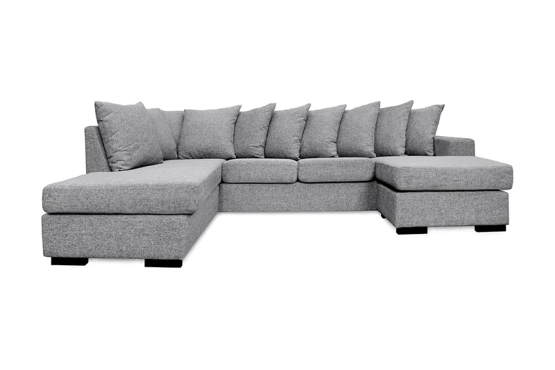 Nebraska U-sofa Venstre, Lysegrå