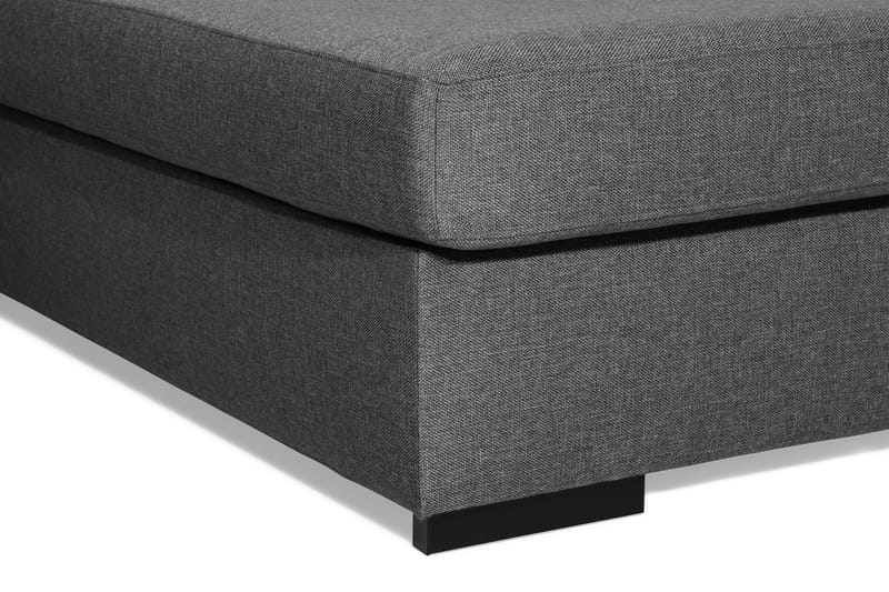 Ocean 4-personers Højrevendt U-formet Large Sofa med Divan og Chaiselong i Stof - Mørkegrå - Møbler - Sofaer - U Sofa