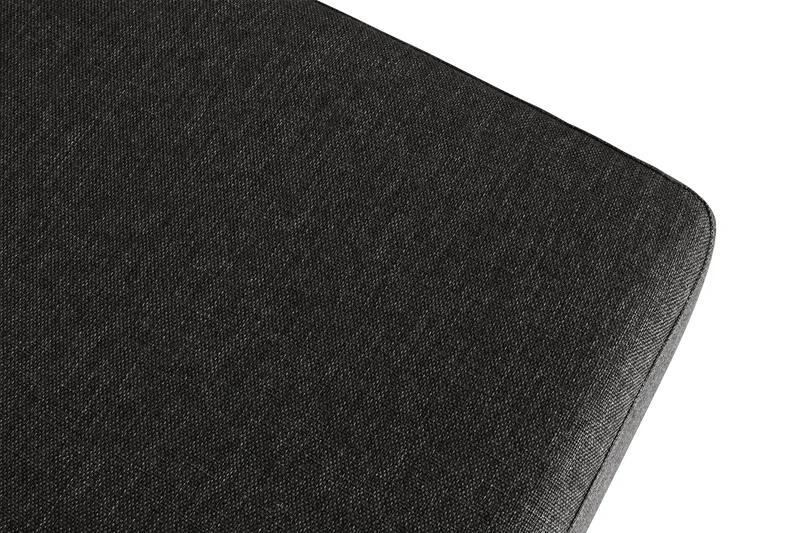 Ocean 5-personers Venstrevendt U-formet Large Sofa med Divan og Chaiselong i Stof - Sort - Møbler - Sofaer - U Sofa