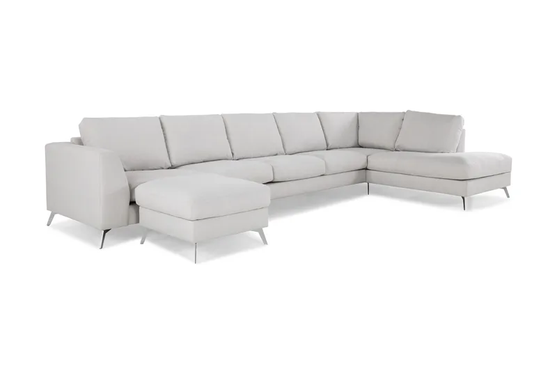 Ocean Lyx U-sofa med Chaiselong Højre - Hørbeige - Møbler - Sofaer - U Sofa