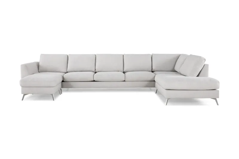 Ocean Lyx U-sofa med Chaiselong Højre - Hørbeige - Møbler - Sofaer - U Sofa