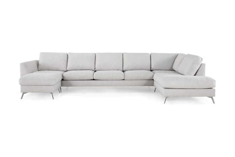 Ocean Lyx U-sofa med Chaiselong Højre - Hørbeige - U Sofa