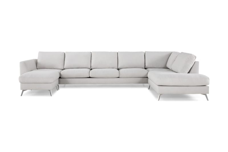 Ocean Lyx U-sofa med Chaiselong Højre - Hørbeige - U Sofa