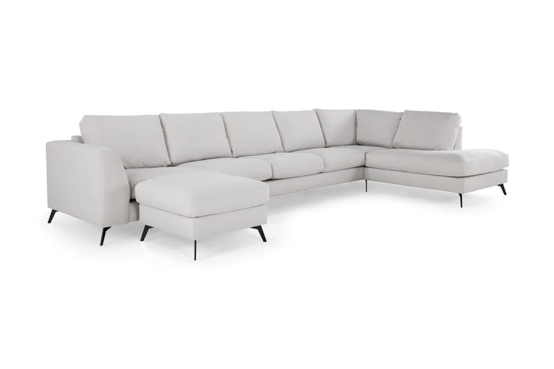 Ocean Lyx U-sofa med Chaiselong Højre - Hørbeige - Møbler - Sofaer - U Sofa