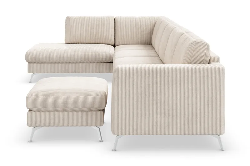 Ocean Lyx U-sofa med Chaiselong Venstre - Beige - Møbler - Sofaer - U Sofa